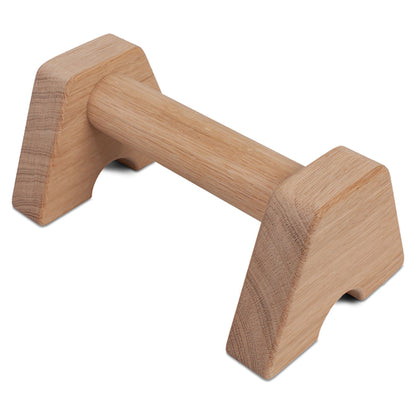 Oak parallettes for push-ups and street workout - set of 2