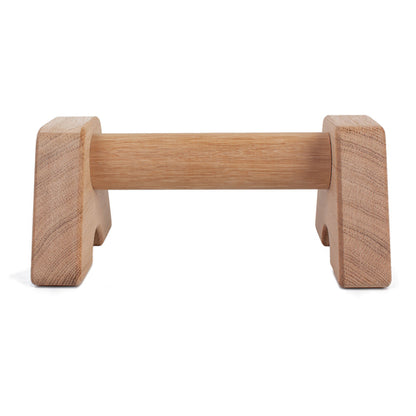 Oak parallettes for push-ups and street workout - set of 2