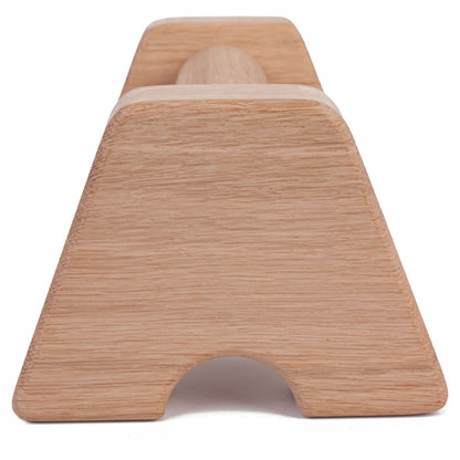 Oak parallettes for push-ups and street workout - set of 2